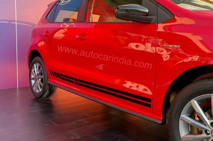 VW Polo side profile decal view. VW Polo side profile decal view.